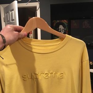 Supreme Yellow Long sleeve
